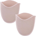Ballet Dance Shoe Socks Pad Pointe Shoe Toe Pouches Pad Fabric Toe Cap Cover Wrapped Protector Cushion Forefoot 1 Pair