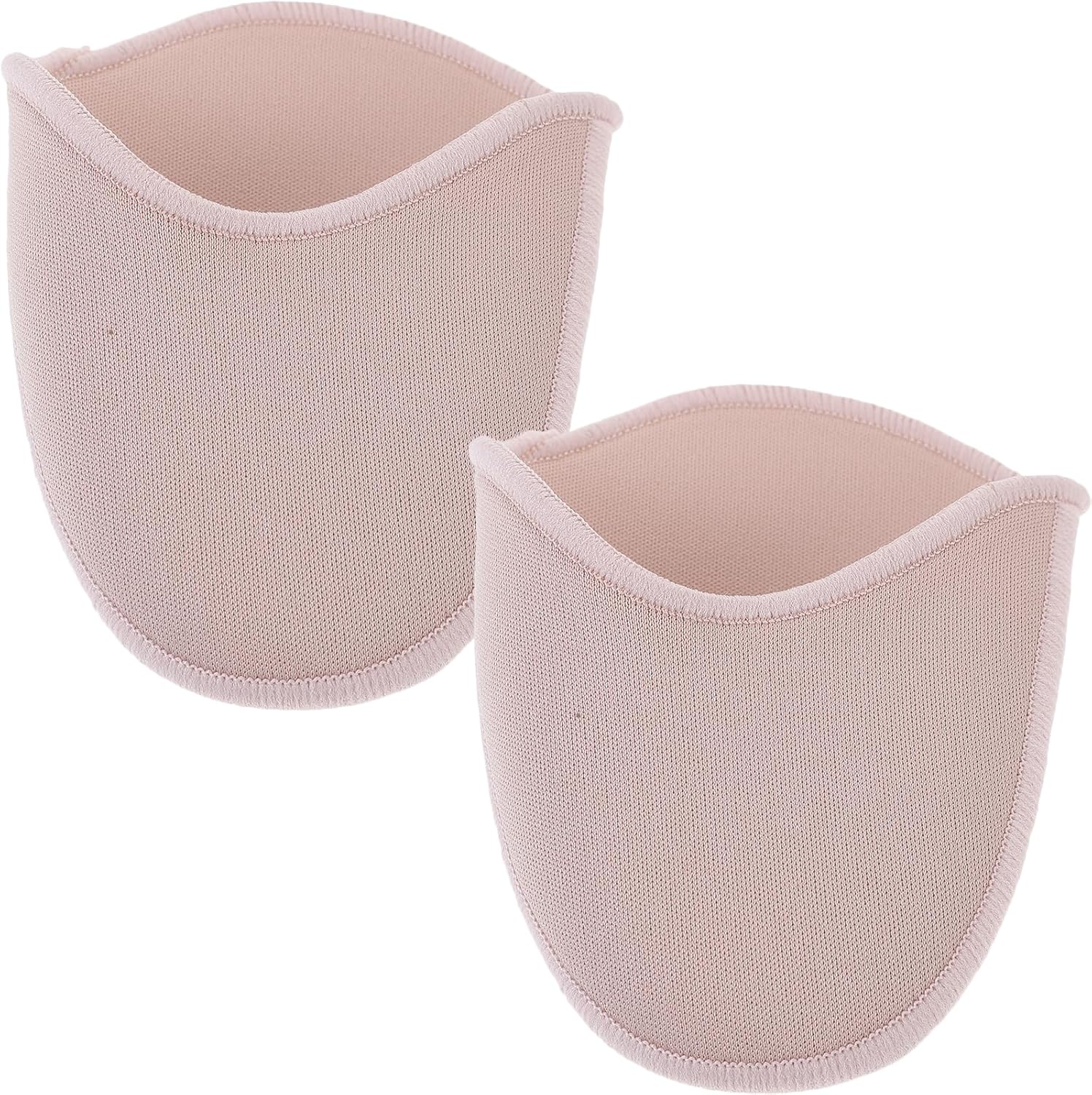 Ballet Dance Shoe Socks Pad Pointe Shoe Toe Pouches Pad Fabric Toe Cap Cover Wrapped Protector Cushion Forefoot 1 Pair