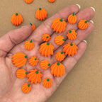 18 Icing Pumpkins by Simply Sucré | Royal Icing Pumpkin Decorations | Fall & Halloween Cupcake Toppers | Edible Autumn & Thanksgiving Decorations (18 Pumpkins)