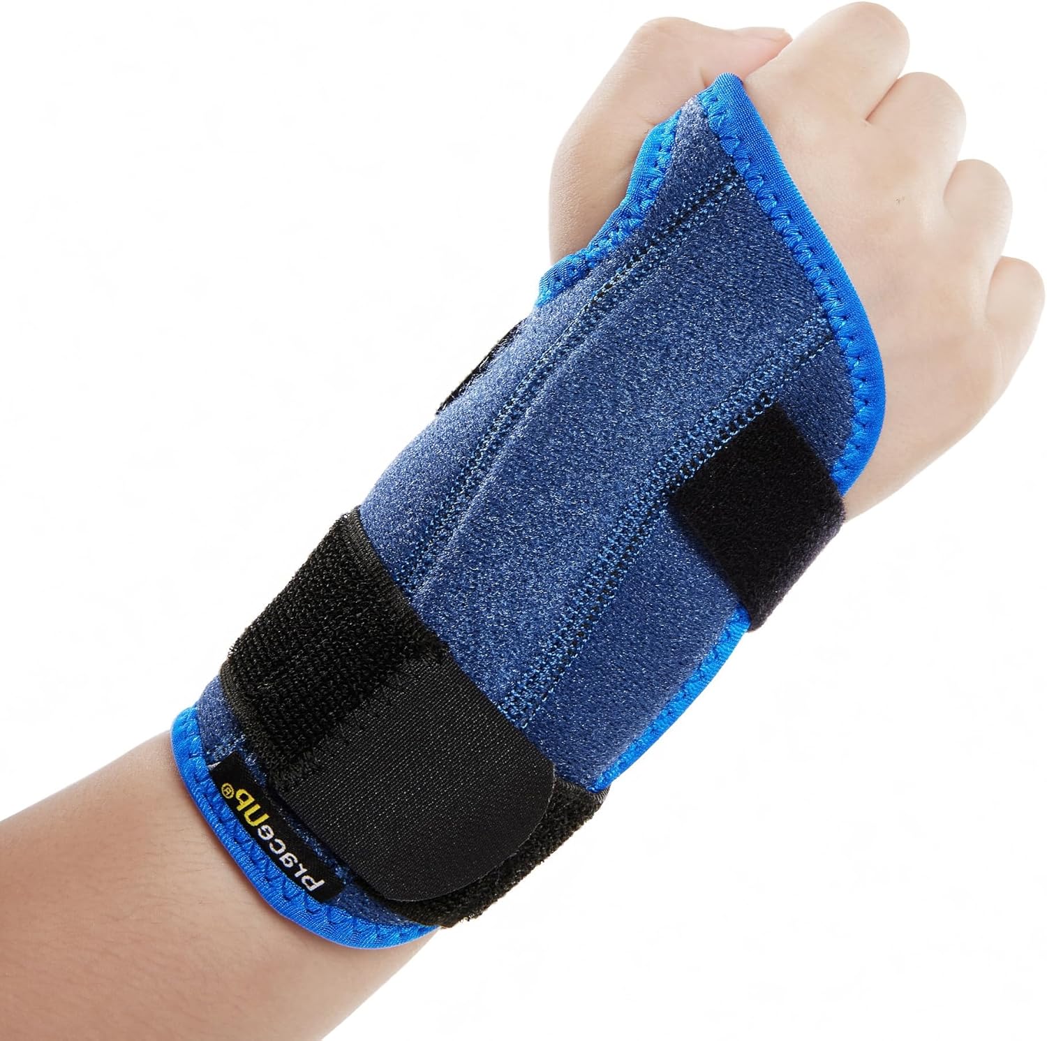 BraceUP Stabilized Kids Wrist Brace- Youth Wrist Support, Kids Wrist Splint, Child Wrist Brace for Daily Use, Boys and Girls height 3’3” to 4’11”, size 3-12 (Right Hand)