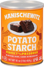 Manischewitz Pure Potato Starch, 16oz (1LB Resealable Container) Gluten Free, Non GMO, Kosher (Including Passover)