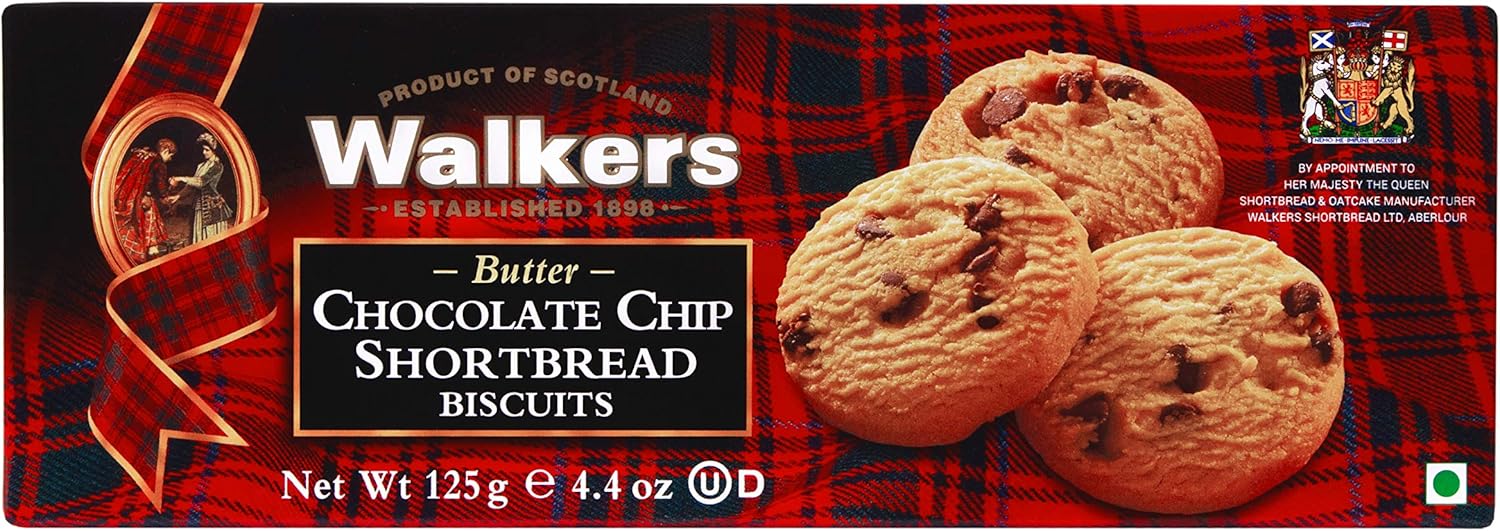 Walkers Classic Shortbread Chocolate Chip - 4.4 oz