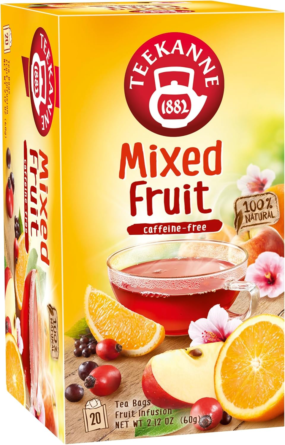 Teekanne Mixed Fruit Infusion, Tea Bags 20 ct