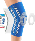 Neo-G Compression Knee Sleeve with Silicone Patella Cushion and Spiral Stays for Basketball, Hiking, Crossfit, Workout Knee sleeves, Running - Sports Knee Compression Sleeve - Airflow Plus – S