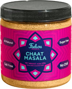 Fadwa Masala Chaat Masala Spice Mix - 4.5 oz Jar, Salt & Sugar Free, Non-Spicy Authentic Desi Spices for Pakistani & Indian Cooking, Curry, Garam Masala - No Artificial Ingredients - Gluten Free