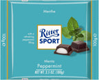 Ritter Sport Bars, Peppermint, 3.5 Ounce (Pack of 12)