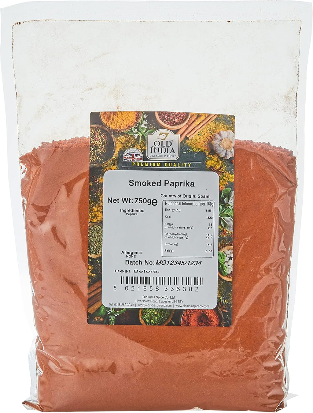 Old India Sausage Spice, Smoked Paprika 750 g