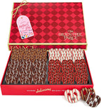 Gluten Free Palace Gift Box – Gourmet Gluten Free Mother’s Day Chocolate Covered Pretzels – Sweet & Salty Crunchy Treat Gift Basket for Mom, Wife & Women – Chocolate Gift Basket for Family & Friends (4 Flavors)
