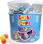 Zollipops Clean Teeth Pops Sugar Free Candy with Xylitol, Dye-Free Lollipops - Keto & Diabetic-Friendly, Dentist-Approved Treats for Kids (Natural Fruit Flavors, 1lb Tub)