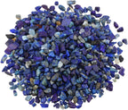 rockcloud 1 lb Lapis Lazuli Small Tumbled Chips Crushed Stone Healing Reiki Crystal Jewelry Making Home Decoration