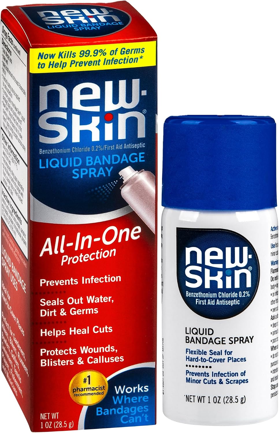 New-Skin Liquid Bandage Spray, 1 Ounce (Pack of 1) - Packaging May Vary