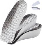 3 Pairs Height-Increasing Insoles，Height boosters，Heel Lifts for Shoes,Orthopedic High Pads，Arch Support Inserts for Men and Women,(Gray，0.6"/1"/1.4" Height) (0.6/1/1.4 Inch)