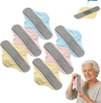 6-Pack Reusable Incontinence Pads, Leak-Proof Waterproof Menstrual Pads, Washable Incontinence Pads with Graphene Aseptic Technology for Elderly Care & Mobility Support, Feel Dry, Comfortable