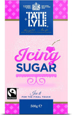 Tate and Lyle Fairtrade Icing Sugar 500 G (pack Of 10)