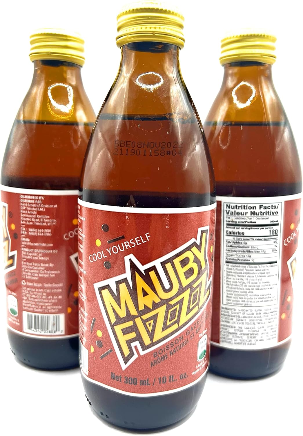 Mauby Fizz Carbonated (3pks) 300ml