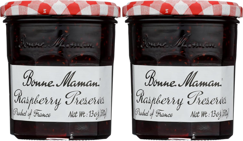 Bonne Maman Preserve, Raspberry, 13-Ounce (Pack of 2)