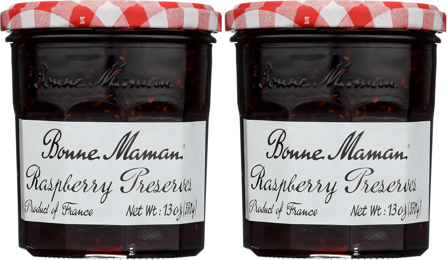 Bonne Maman Preserve, Raspberry, 13-Ounce (Pack of 2)