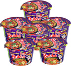 Samyang Buldak Noodles Hot Chicken Flavour Ramen Habanero Lime Big Bowl Cup 110g Instant Korean Food Snacks (Pack of 6)