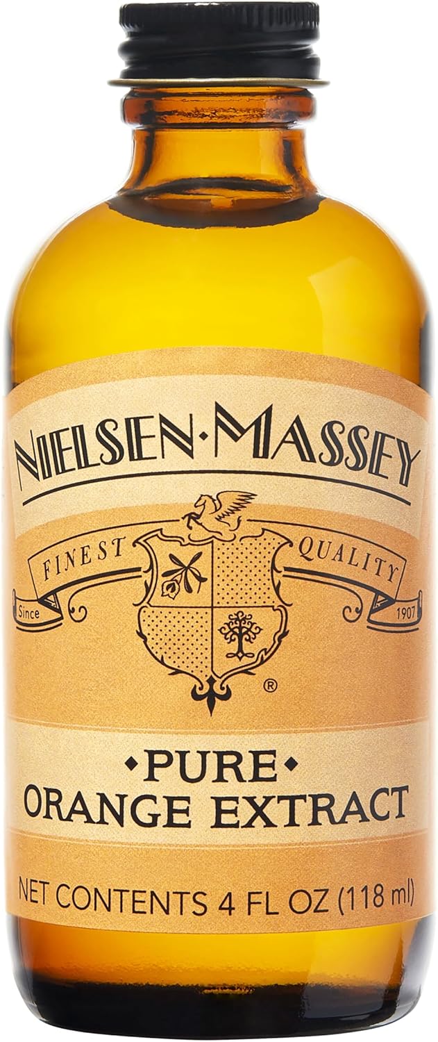 Nielsen-Massey Pure Orange Extract for Baking, Cooking and Drinks, 4 Ounce Bottle