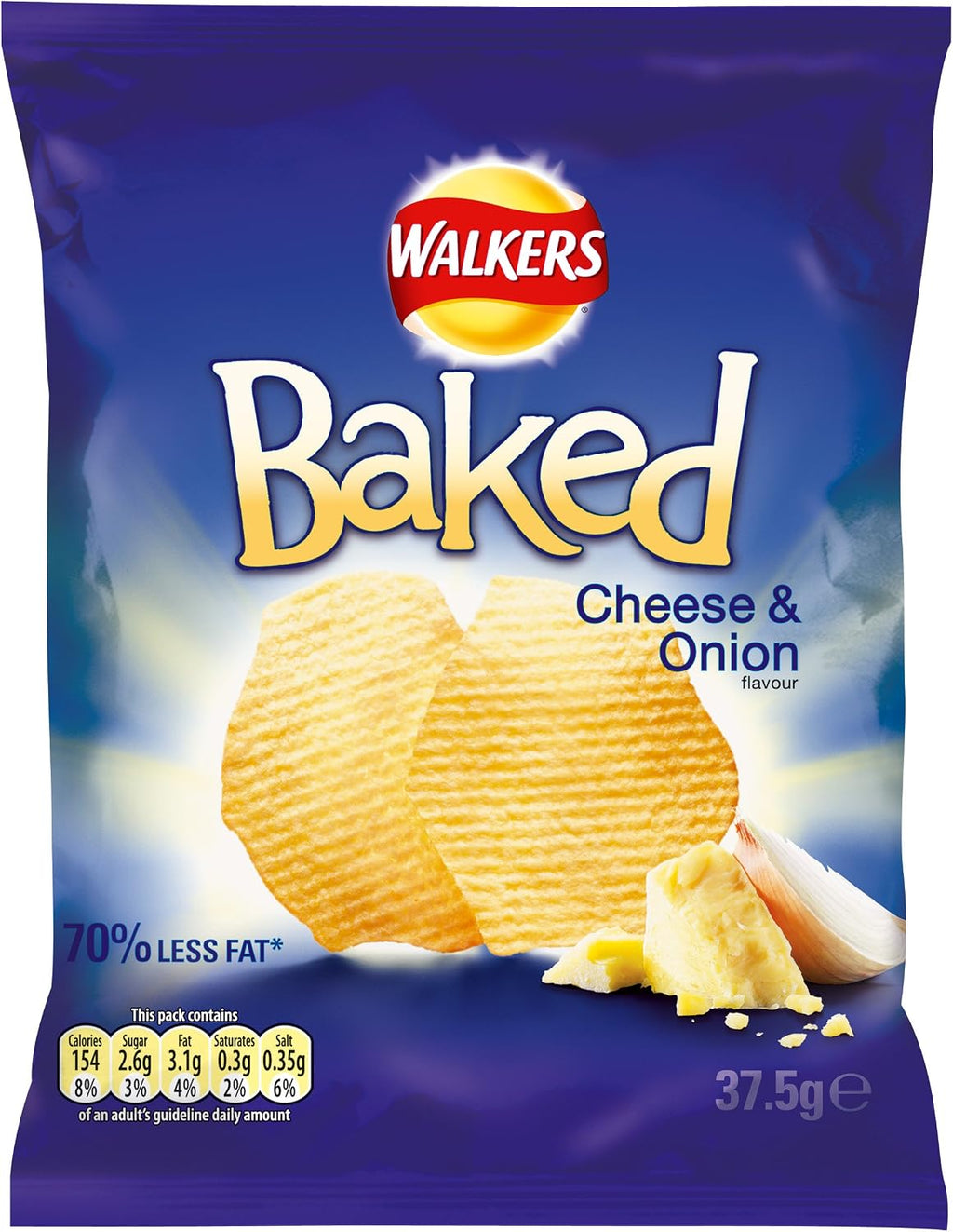 Walkers Baked Cheese & Onion 32 x 37,5g