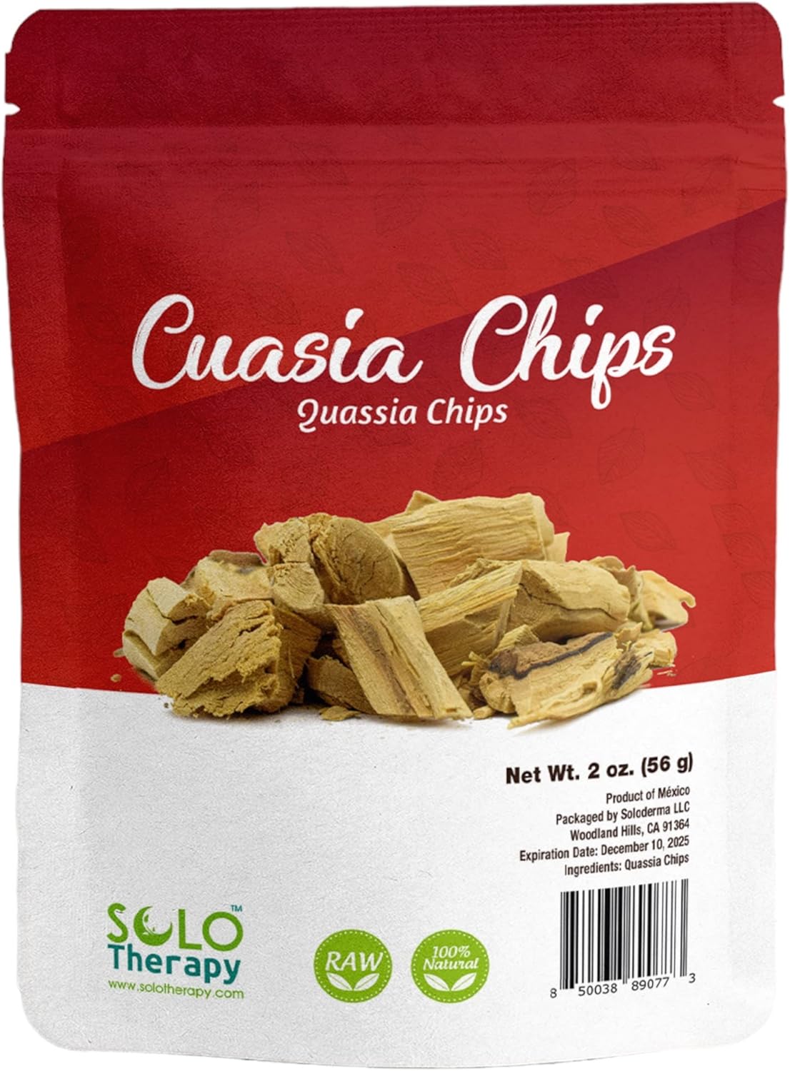 Cuasia Tea - 56 grams - Cuasia Herb - Te de Cuasia - Quasia Chips - Cuasia Bark Herbal Tea - Resealable Bag - 56 grams - Premium Quality (Cuasia Herb)