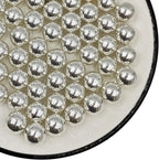 Silver Pearl Sugar Sprinkles 3.53 oz, 14mm Candy Pearls Ideal for Baking, Cake and Cupcake Toppers, Cookie Decoration, Ice Cream Topping, Wedding Shower Valentines Halloween Christmas