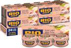 Rio Mare Premium Yellowfin Tuna with a Drizzle of Olive Oil, 2.3 Ounce Can (24 Pack), Italy's No.1 Tuna Brand, Wild Caught, High Protein Canned Tuna, No Draining Required, Packaging May Vary