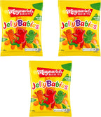 Maynards Bassetts Jelly Babies 130g x3, Soft Chewy