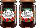 Mackays Scottish Three Berry,340g Each (Pack of 2)