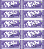 Milka Alpine Milk Chocolate - 90g (Pack of 10)