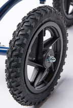 KneeRover Knee Walker 12 inch Replacement Pneumatic Wheel for All Terrain Knee Rover - Knee Scooter Accessory Part Includes Bearings Tire and Tube and Fits KneeRover FUSION, QUAD, PRO, All Terrain