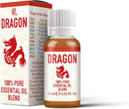 Mystix London | Dragon - Chinese Zodiac Essential Oil Blend 10ml - for Diffusers, Aromatherapy & Massage Blends | Perfect as a Gift | Vegan, GMO Free