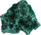Nupuyai Natural Raw Malachite Crystal Stone for Reiki Healing Stress Anxiety, Real Green Malachite Specimen Cluster Decor for Home Office Tabletop, 51-100g