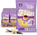 CHEF DEIMAN Vanilla Custard Powder Mix for Flan, 4.4 oz, Sets at Room Temperature in 30 Minutes, No Refrigeration Needed to Set, Easy Instant Preparation, Smooth Creamy Texture (4.4 Oz (12 Pack))