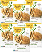 Simple Mills Almond Flour Baking Mix, Artisan Bread Mix - Gluten Free, Plant Based, Paleo Friendly, 10.4 Ounce (Pack of 6)