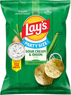 Lay's Potato Chips, Sour Cream & Onion Flavored, 12.5 Oz
