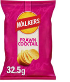 Walkers Prawn Cocktail Crisps Box, 32.5 g (Pack of 32)