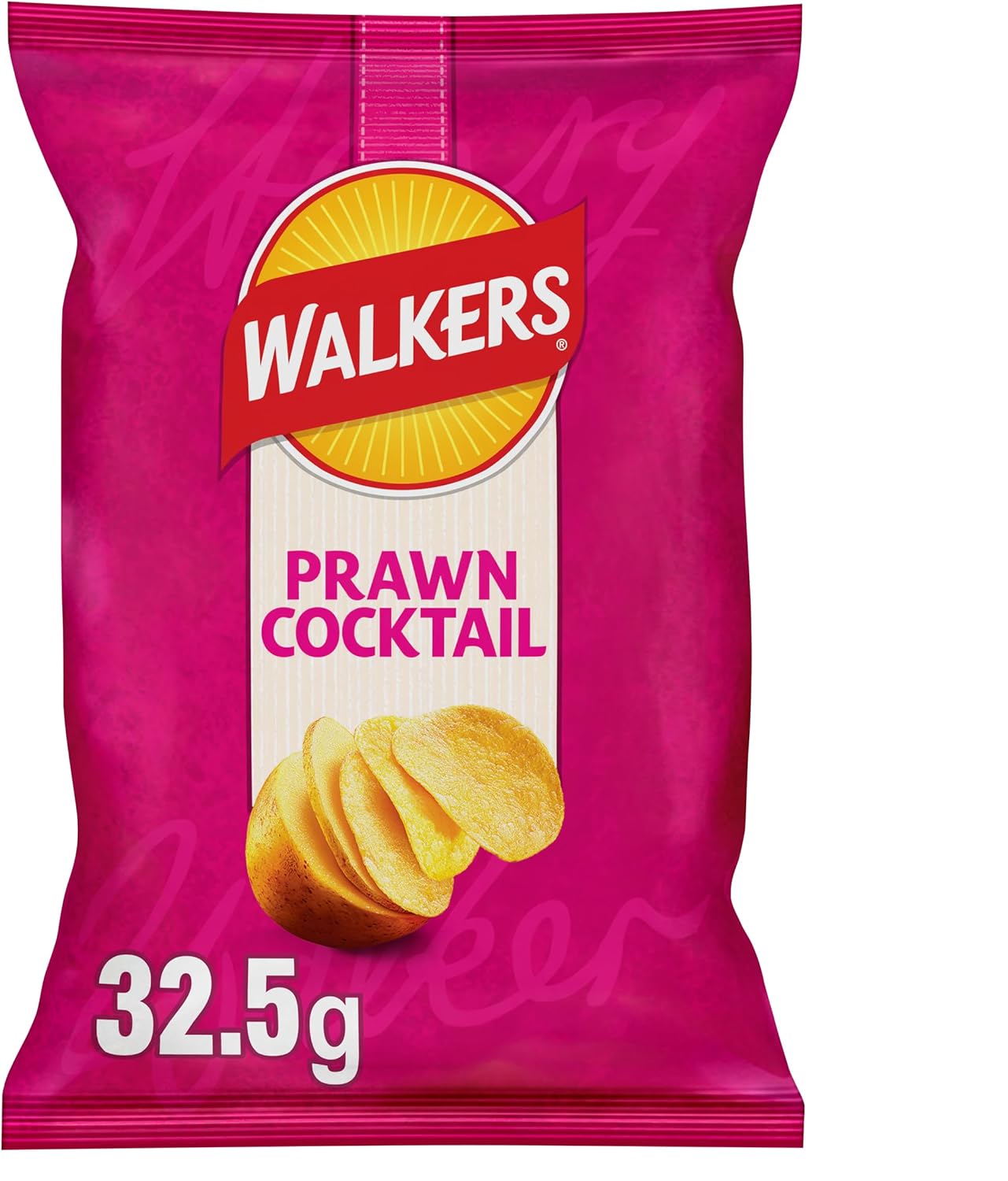 Walkers Prawn Cocktail Crisps Box, 32.5 g (Pack of 32)