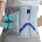 Back Brace for Lower Back Pain Relief with Lumbar Pad - Adjustable 3D Knitted Lumbar Support Belt, Breathable Mesh Design for Herniated Disc, Sciatica, Scoliosis