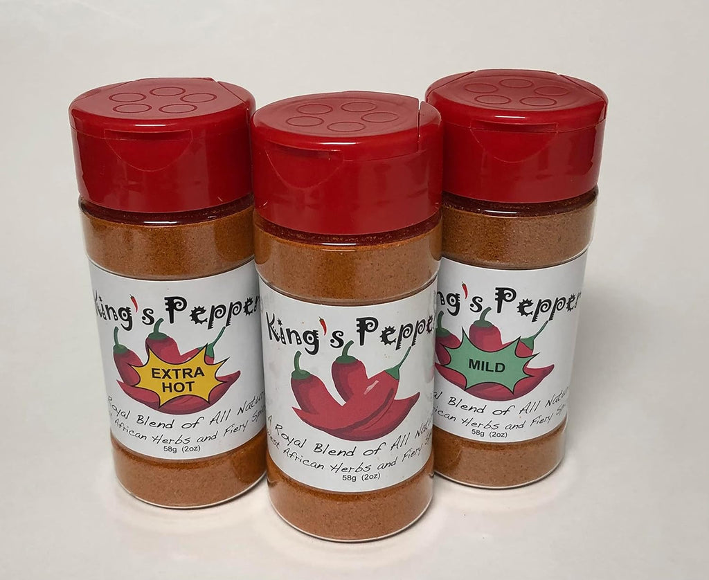 King's Pepper West African Spice Blend Variety 3 Pack