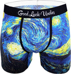 Good Luck Undies Men's Books & Art Boxer Brief Underwear