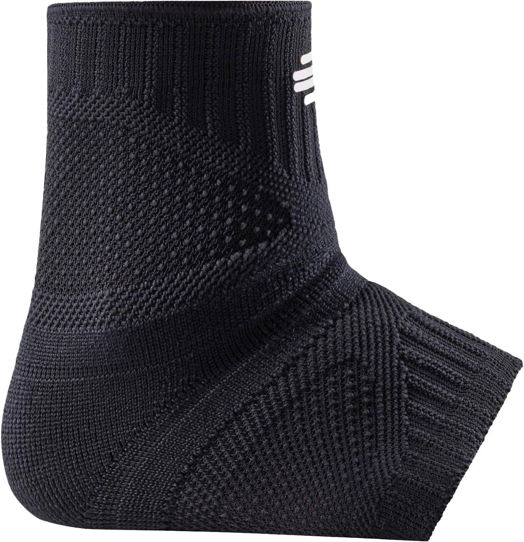 Bauerfeind Sports Ankle Support Dynamic - Ankle Compression Sleeve for Freedom of Movement - 3D AirKnit Fabric for Breathability - Premium Quality & Washable (M, All Black)