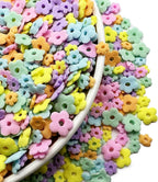 SE Si&Moos Edible Flowers Sprinkles for Cake Decorating Mini Sugar Flowers Pastel Confetti Sprinkles Edible Flower Cake Decorations, Baking, Ice Cream, Cookies, Cupcake Toppers Party Baby Shower Holiday Supplies 3 OZ