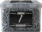 ¾ Concrete Nails – High Strength Masonry Nails (780 PCS) – Galvanized for Hanging Pictures, Frames, Shelves on Brick, Cement, Wood – Heavy Duty & Bend Resistant
