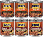 Bush's Best 3 Original Baked Beans, 3 Country Style Baked Beans, 8.3 Oz Variety Pack, 1 CT