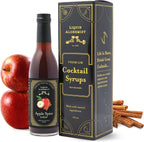 Liquid Alchemist Apple Spice Syrup for Cocktails - Real Ingredients Make our Apple Syrup for Drinks Perfect for a Fall Themed Old Fashioned Mix (12.7 oz)