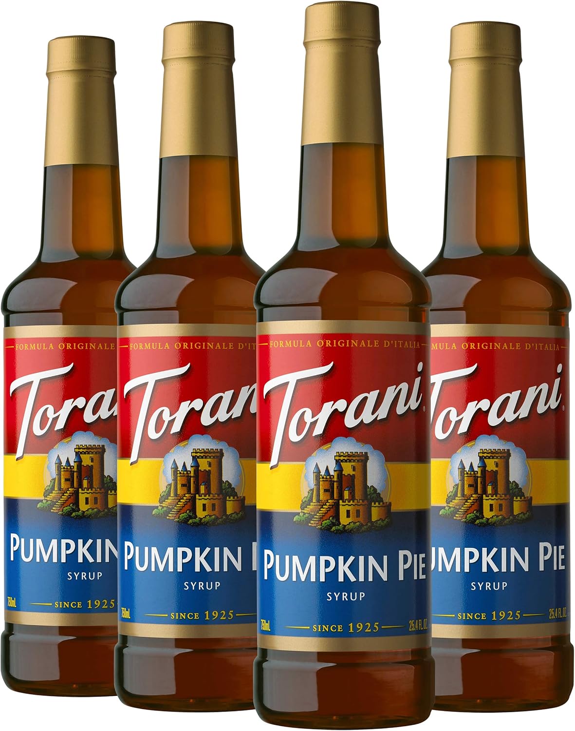 Torani Syrup, Pumpkin Pie, 25.4 Ounces (Pack of 4)