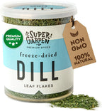 Super Garden Freeze Dried Dill | 100% Natural Seasoning | No Artificial Additives | Freeze Dried Spices | Bursting Flavour Space and Astronaut Herbs | Perfect for Cooking, Soups, and Dips | 0.71oz