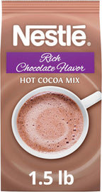 Nestle Hot Chocolate Mix, Rich Chocolate Flavor, Bulk Whipped Hot Cocoa Mix, 1.5 lb Bag