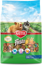 Kaytee Fiesta Hamster & Gerbil Food, Nutritious and Fun Blend, Supports Dental Health and Digestion, 2.5 pounds